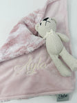 Teddy Bear Lovey Blanket